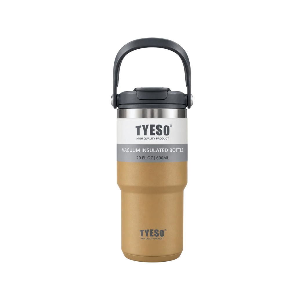 TYESO 保温保冷 持ち手付きタンブラー
