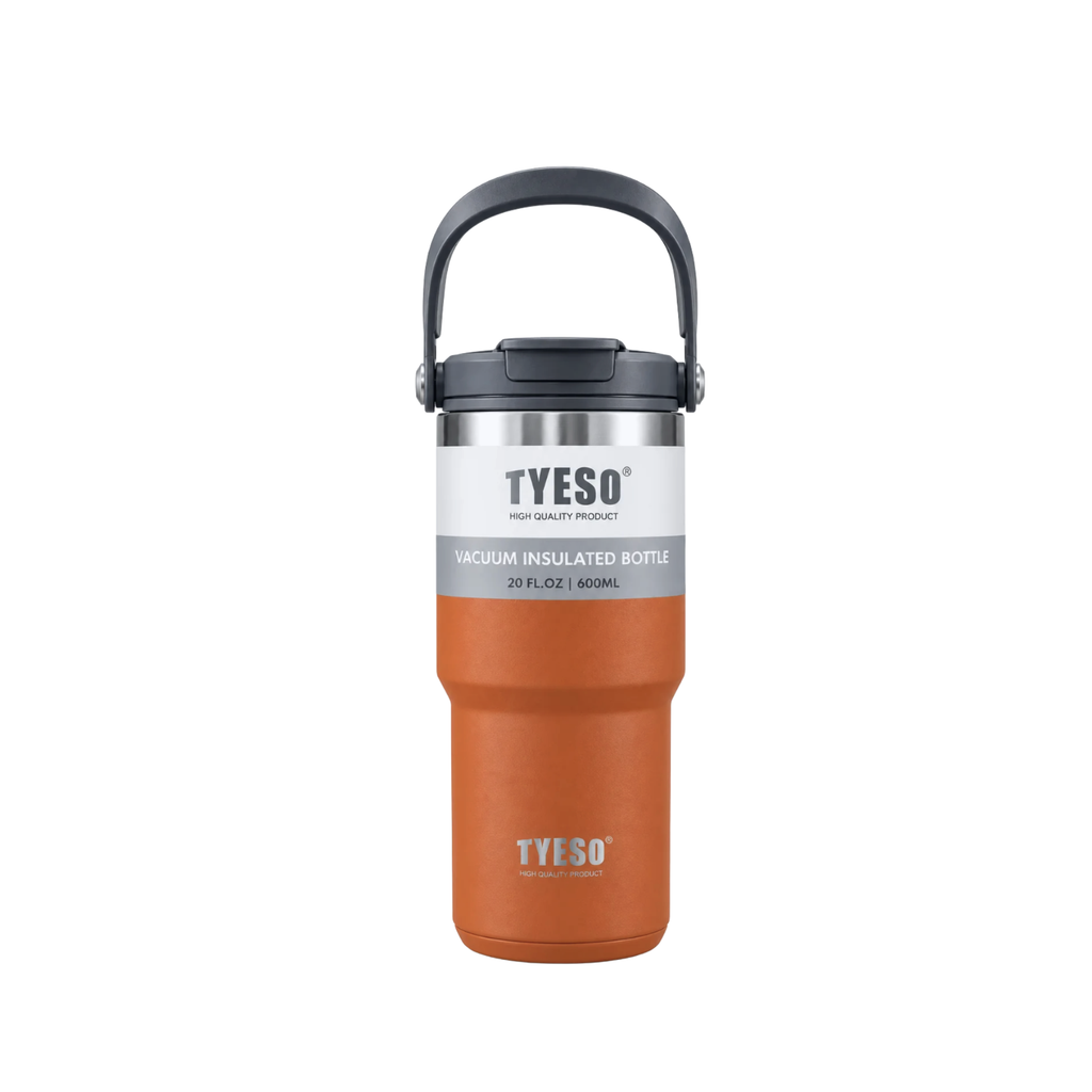 TYESO 保温保冷 持ち手付きタンブラー